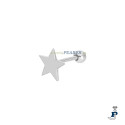 Piercing de MAREA fabricado en Plata de 1ª Ley rodiada. - D02510/AA
