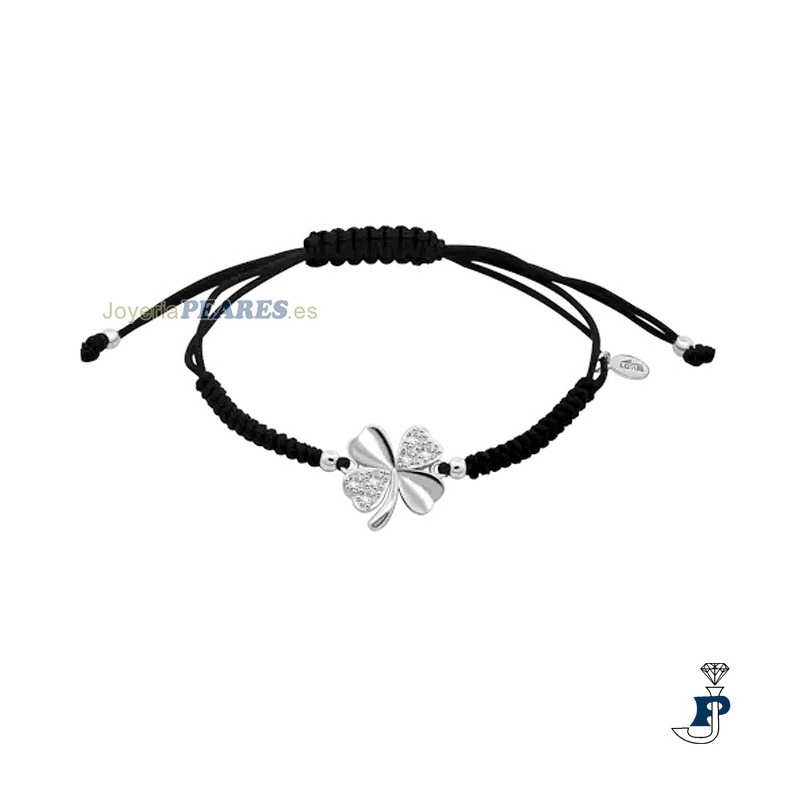 Pulsera macrame de LOTUS SILVER en Plata de 1ª ley. - LP3108-2/2