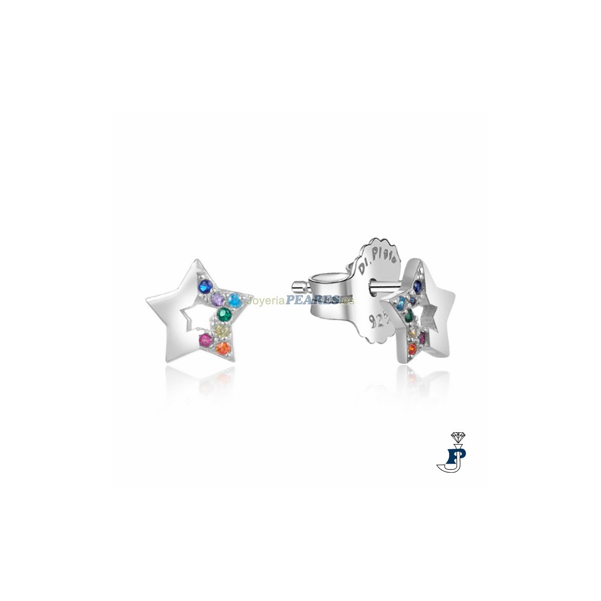 Pendientes de DI.PLATA fabricados en Plata de 1ª Ley. - 150.2024100