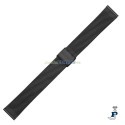 Correa malla Milanesa de acero pavonado negro para reloj. - 15.2857-20