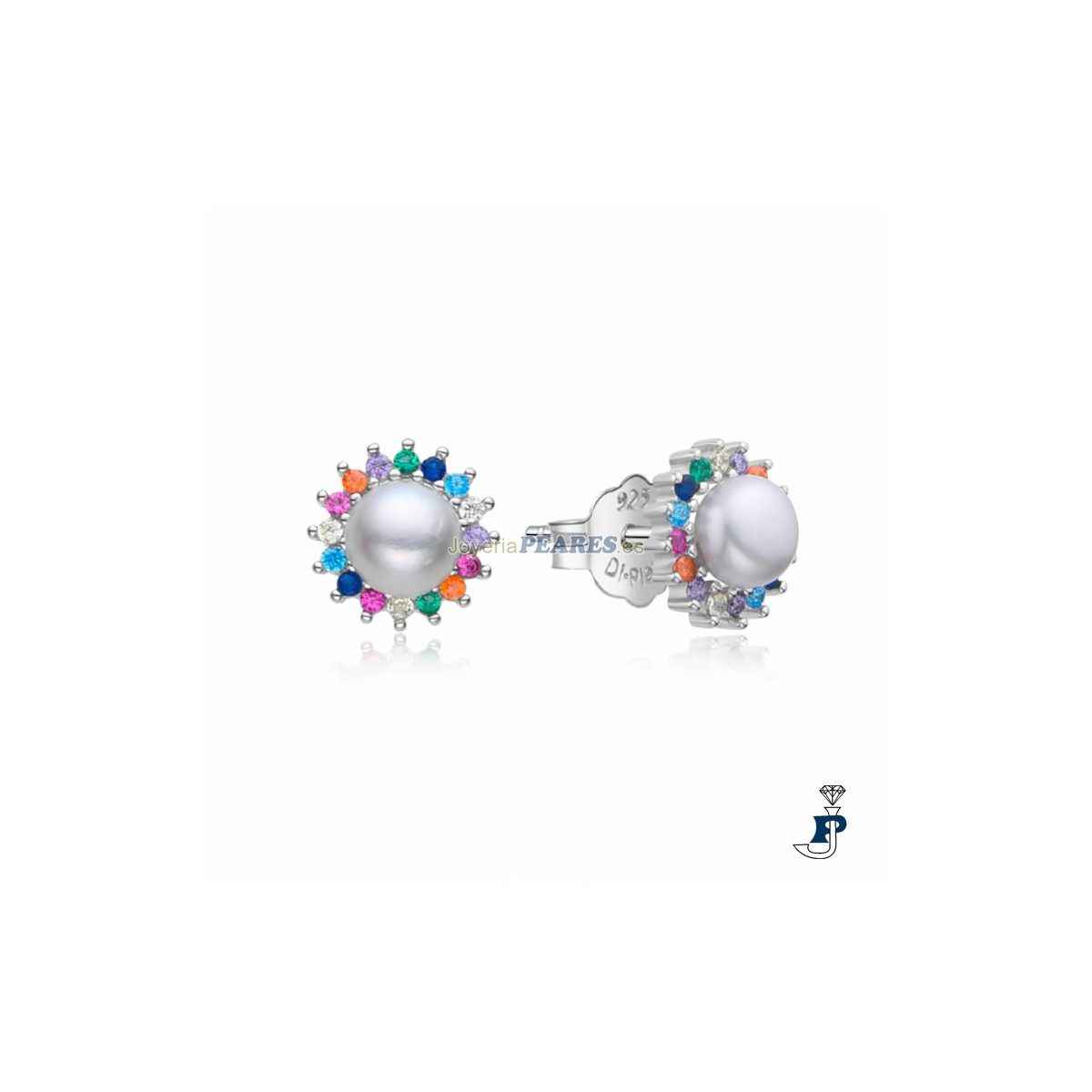 Pendientes de DI.PLATA fabricados en Plata de 1ª Ley. - 150.2024721