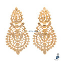 Pendientes fabricados en Plata de 1ª Ley con baño de Oro. - 8.PC-887