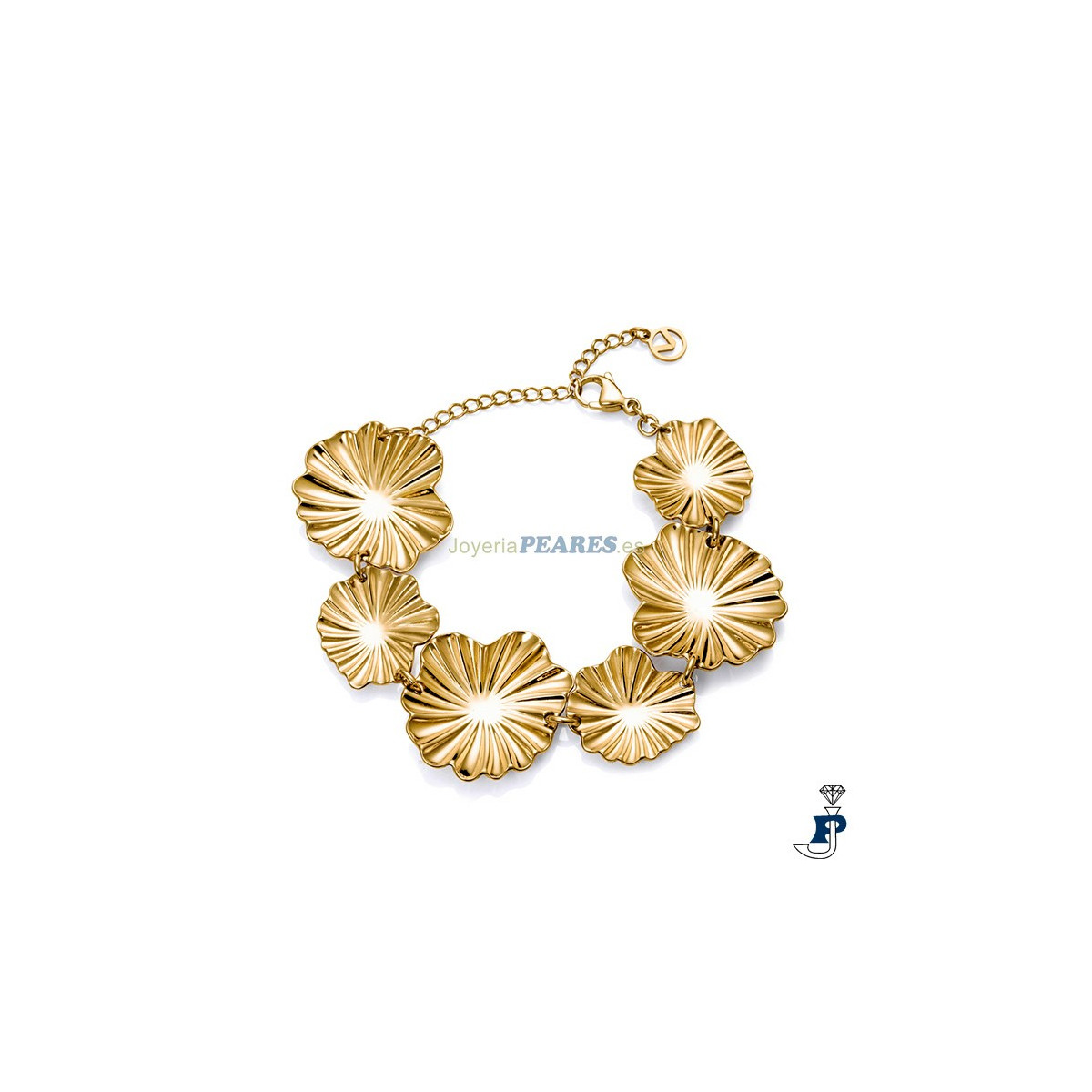 Pulsera Acero con baño de Oro de VICEROY. - 15149P01012