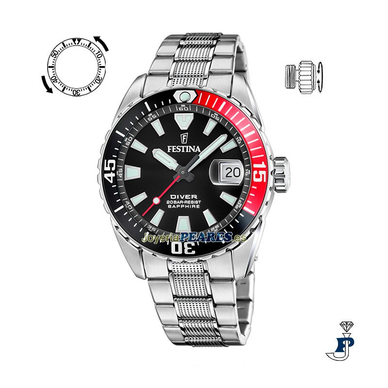 Reloj Festina anaógico 20 atm. - F20669/6