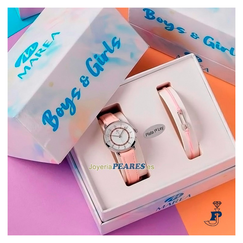Reloj MAREA Junior con pulsera de plata de REGALO - B41363/2