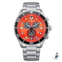 Reloj Citizen Eco-Drive, cronógrafo. Carga por luz. - AT2560-84X