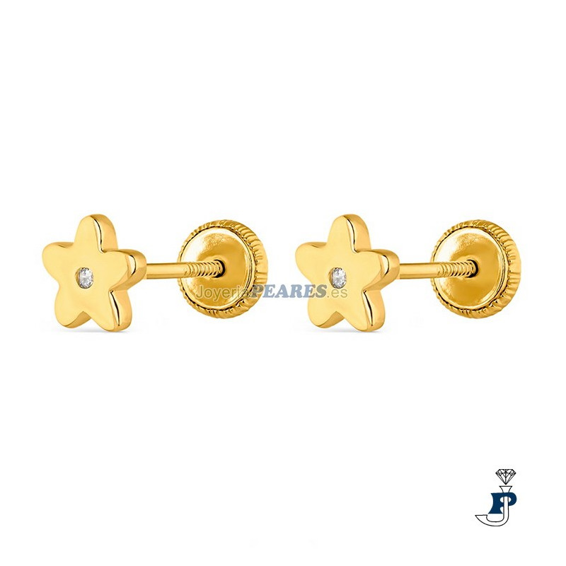 Pendientes de PROMOJOYA en Plata 1ª Ley con un baño de Oro. - 162.9114505
