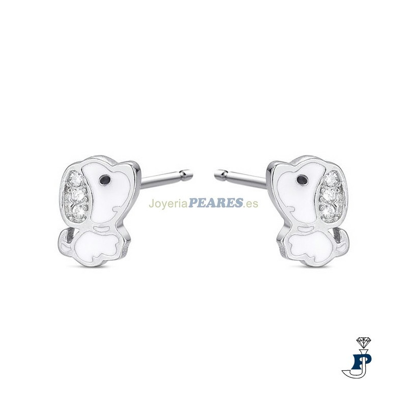 Pendientes para niña fabricados en Plata de 1ª Ley. - 162.9116335