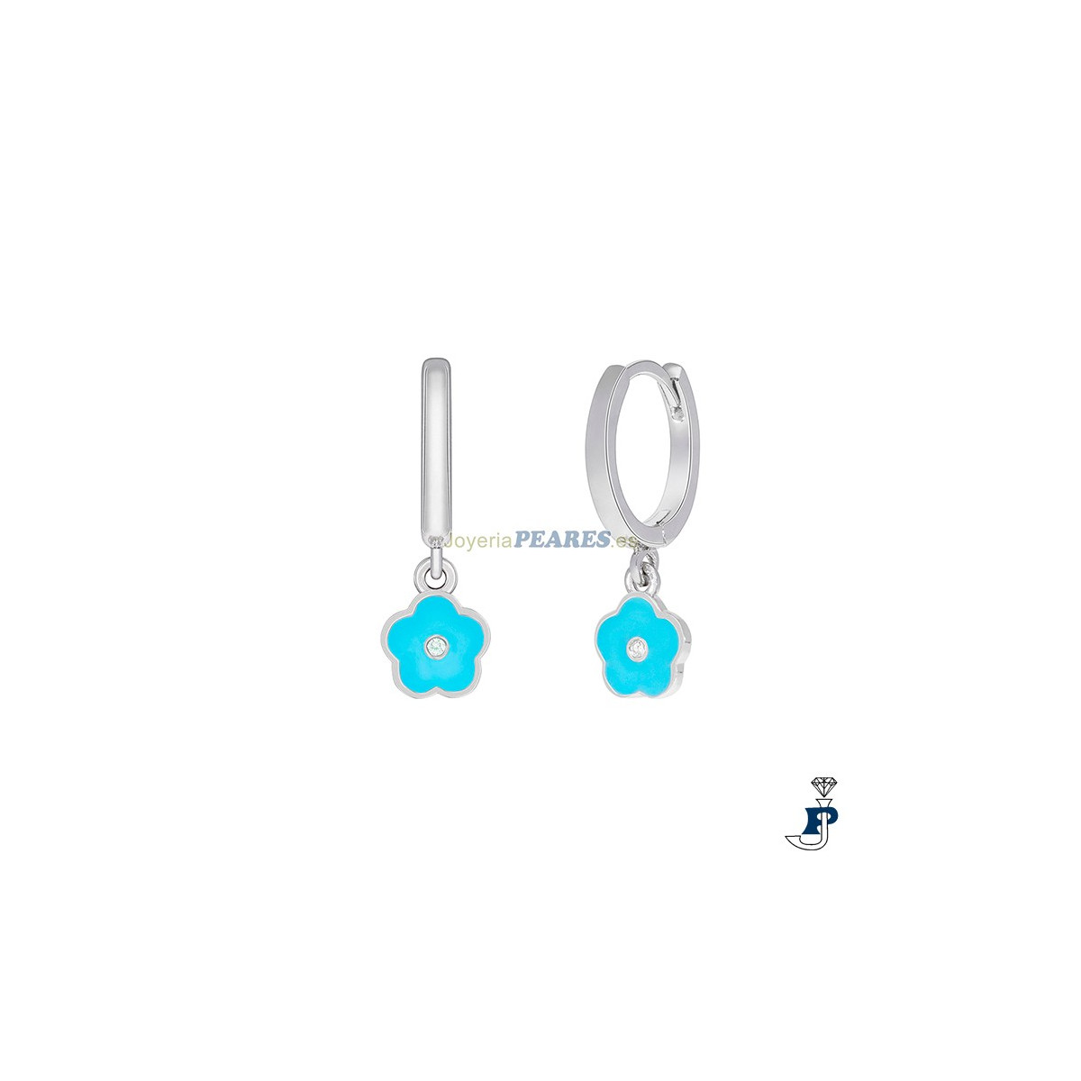Pendientes niña de MAREA fabricados en Plata de 1ª Ley. - D03601/AC