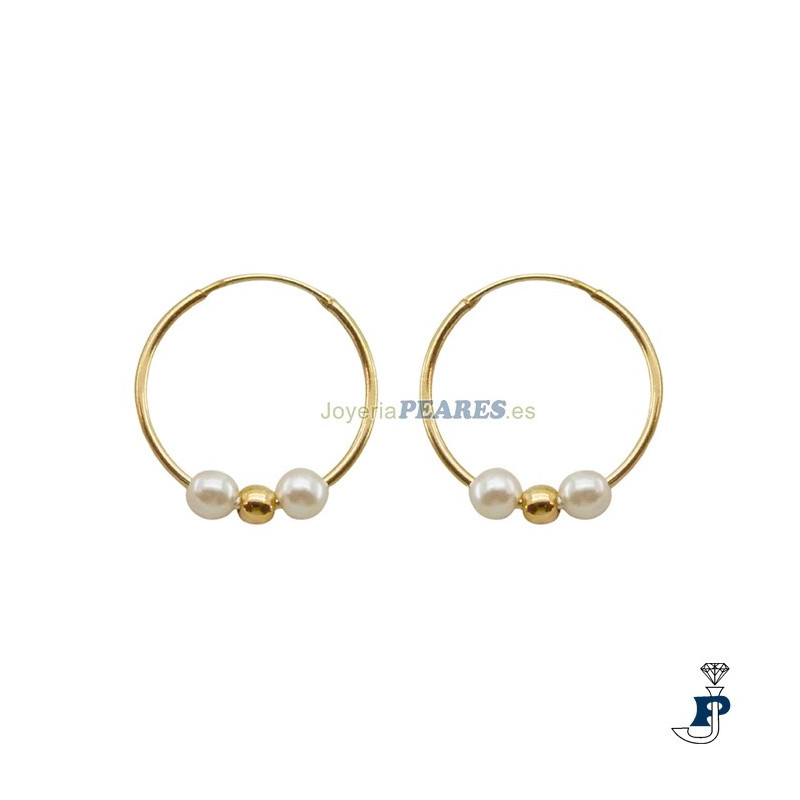 Pendientes fabricados en Oro de 1ª Ley(750mls). - 181.5137