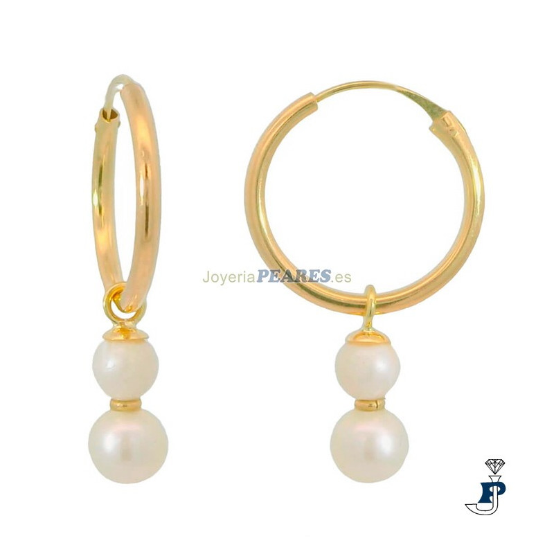 Pendientes fabricados en Oro de 1ª Ley(750mls). - 181.5854