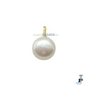 Colgante perla en Oro de 1ª Ley(750mls). - 181.2751