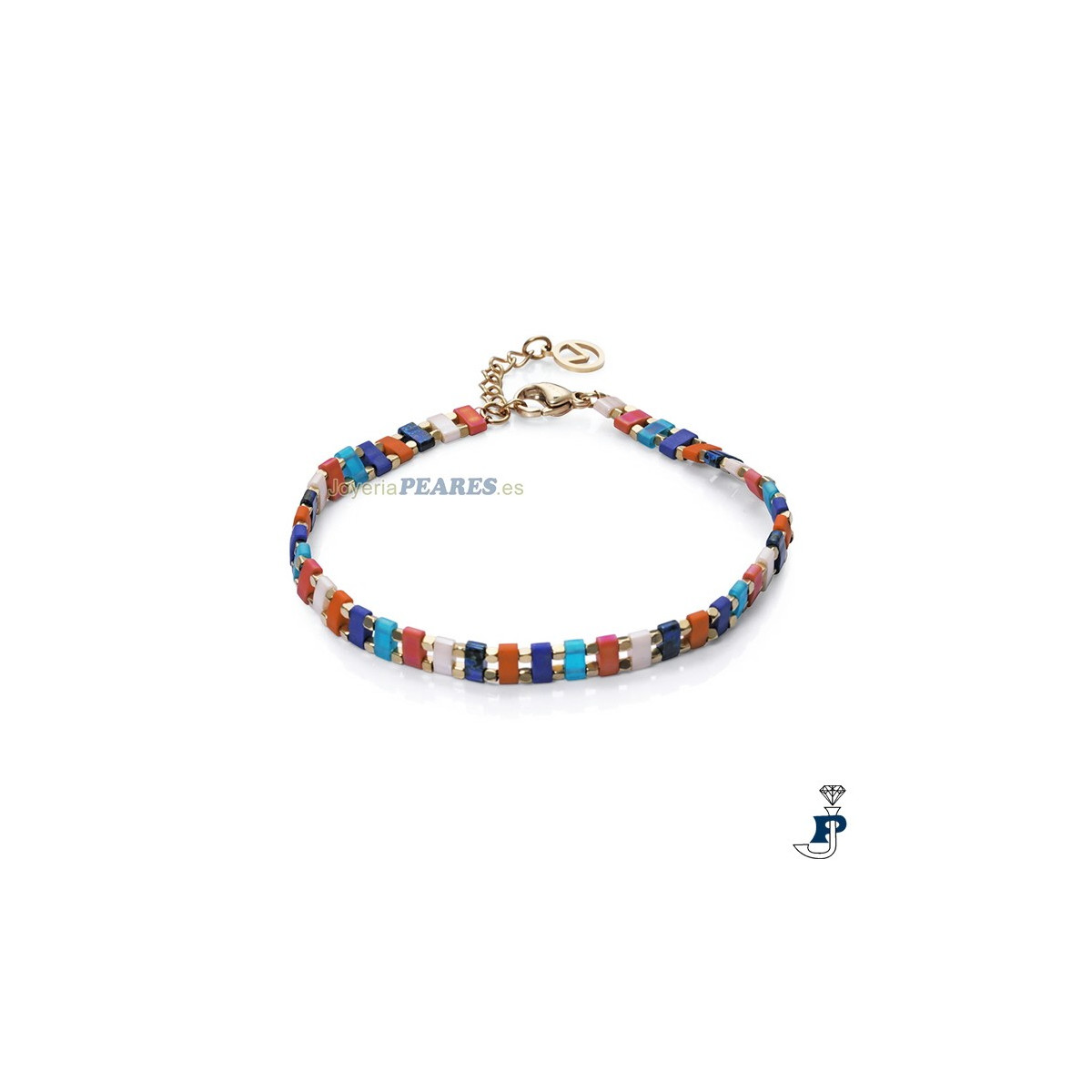 Pulsera de VICEROY fabricada en acero con baño de Oro. - 14167P01019