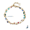Pulsera piedras y acero con baño de Oro de VICEROY. - 14175P01019
