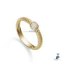 Sortija de VICEROY fabricada en Plata de 1 ª Ley con baño de Oro. - 9124A018-30