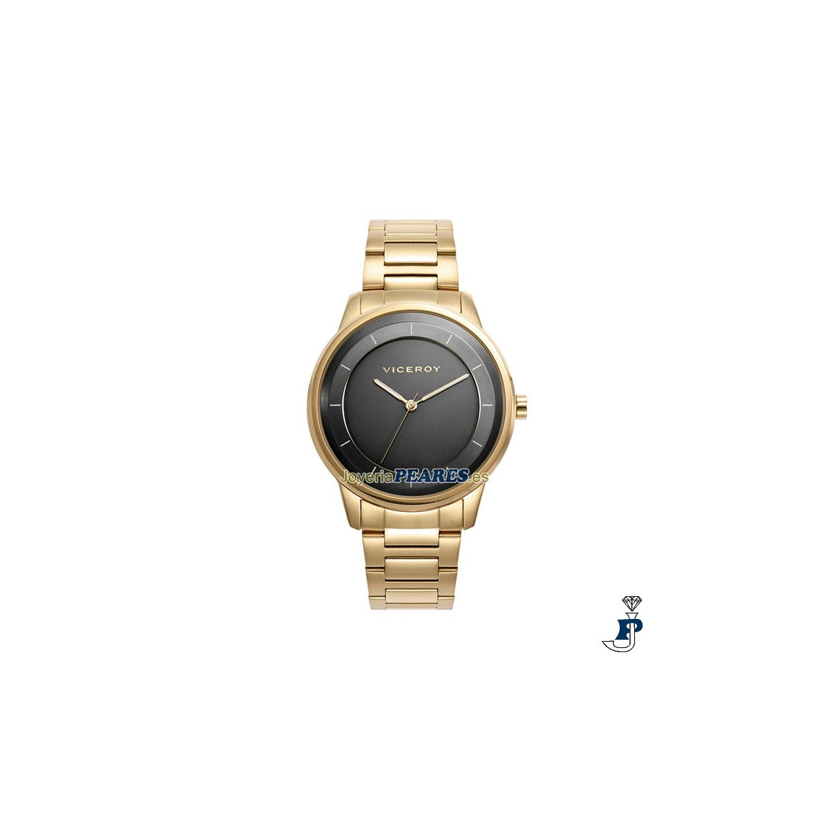 Reloj VICEROY dorado. - 401389-16