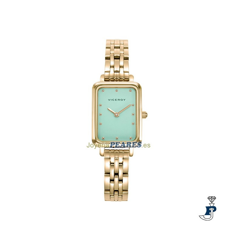 Reloj VICEROY malla dorado retro. - 401220-67