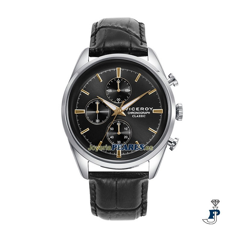 Reloj VICEROY crono acero estilo vintage. - 401379-17