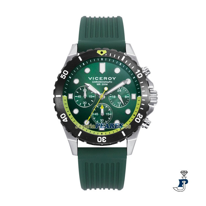 Reloj VICEROY cronógrafo correa silicona. - 401369-67