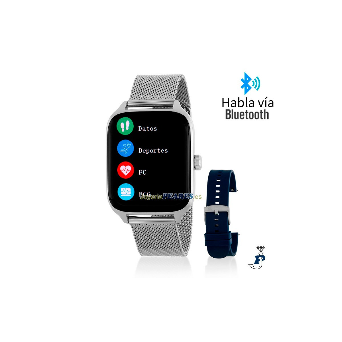 Reloj Marea Smart, habla vía Bluetooth. - B58011/2