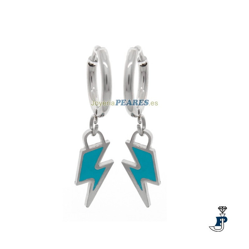 Pendientes de niña fabricados en acero. - 183.310213
