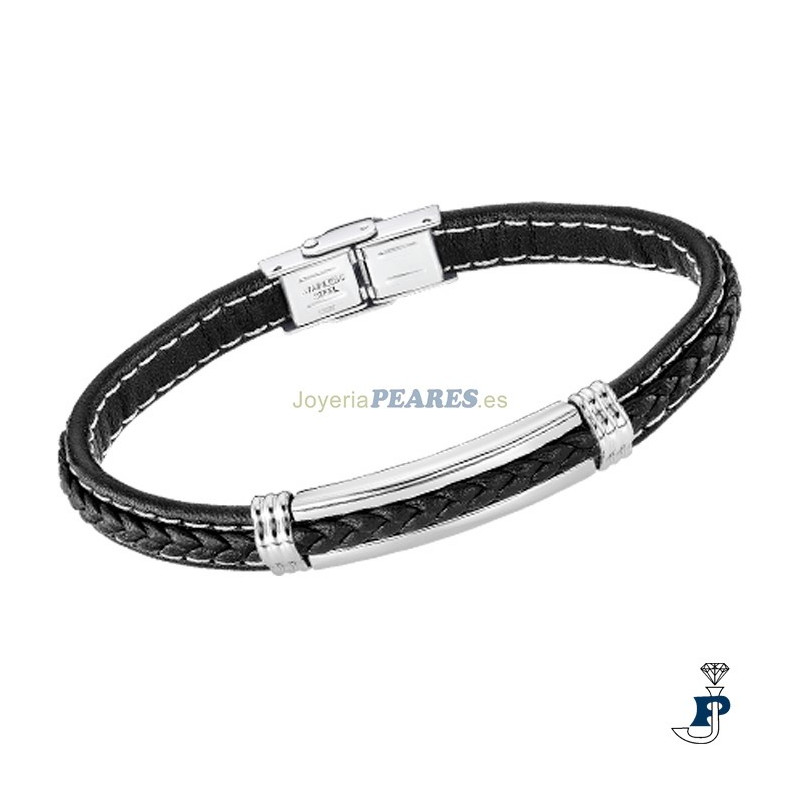 Pulsera de cuero LOTUS STYLE. - LS2405/2/1