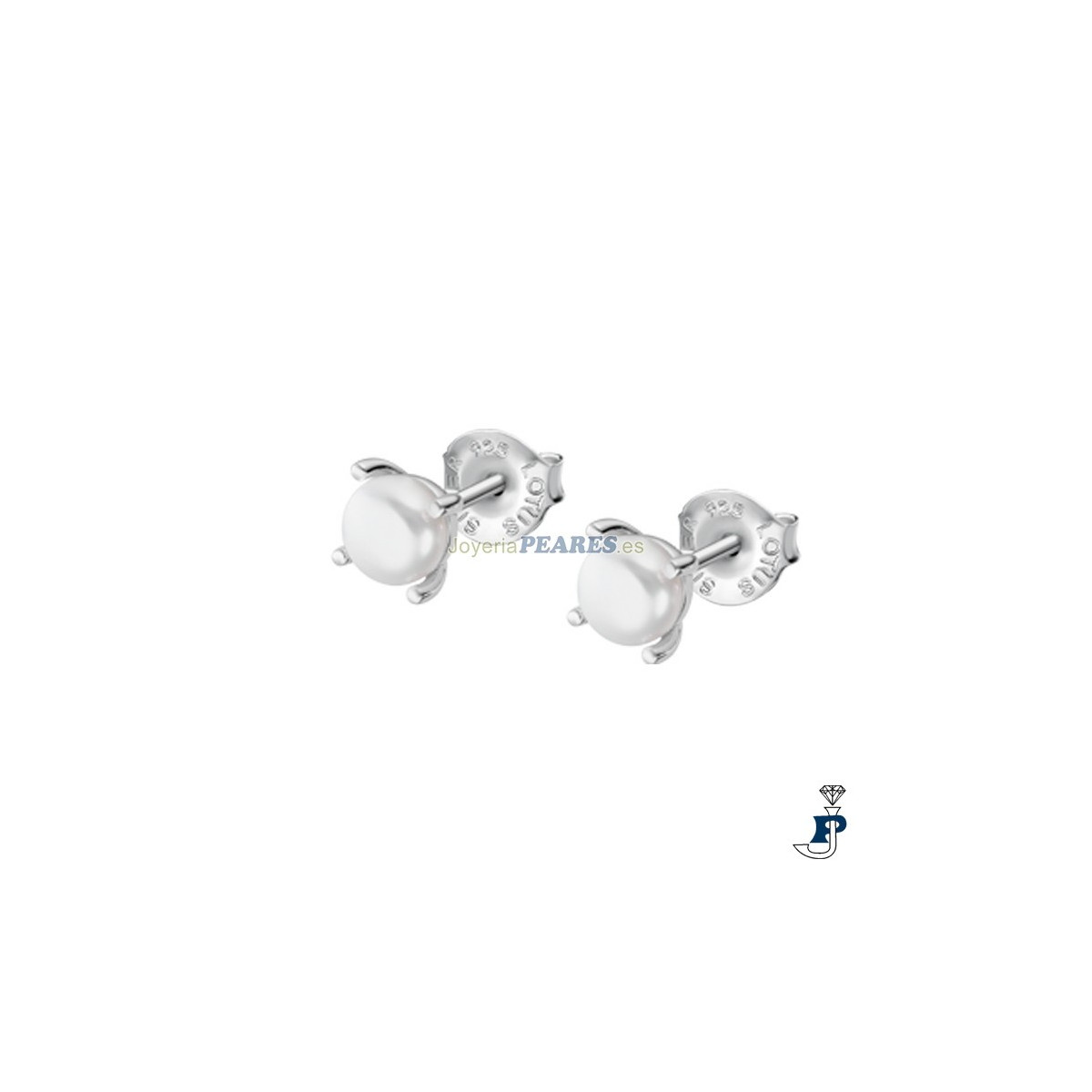 Pendientes de LOTUS SILVER en Plata de 1ª Ley. - LP3409-4/1