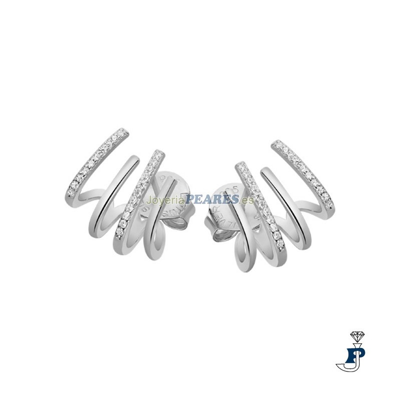 Pendientes de LOTUS SILVER en Plata de 1ª Ley. - LP3344-4/1