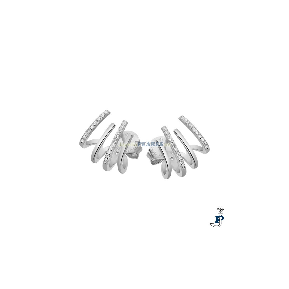 Pendientes de LOTUS SILVER en Plata de 1ª Ley. - LP3344-4/1