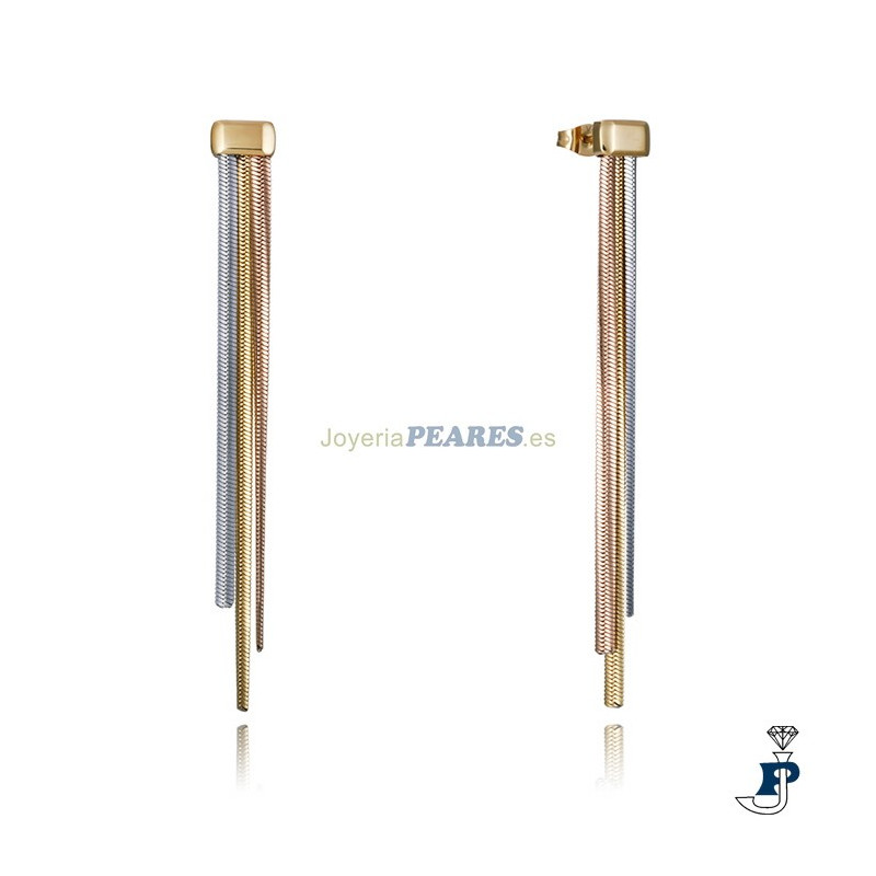 Pendientes de VICEROY FASHION fabricados  en acero con baño de Oro. - 75369E01019