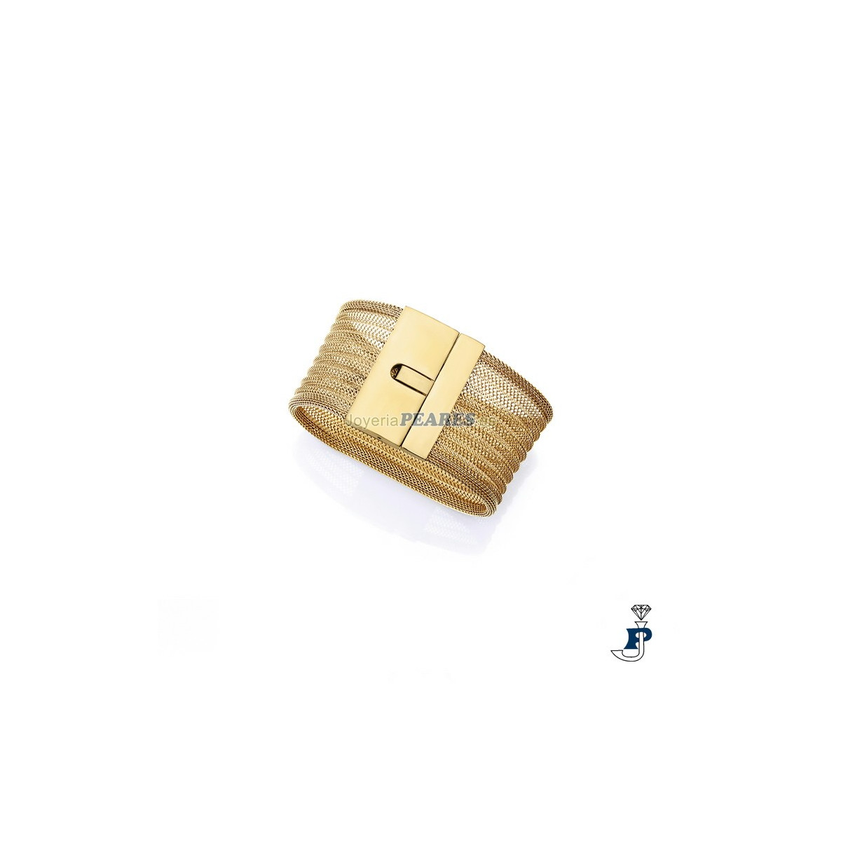 Brazalete de VICEROY en acero IP Dorado. - 14193P01012
