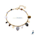 Pulsera de VICEROY FASHION fabricada en acero con baño de Oro. - 14200P01012 Pulsera de VICEROY FASHION fabricada en acero con baño de Oro. - 14200P01012