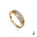 Sortija de VICEROY JEWELS Fabricado en Plata con un baño de Oro. - 9136A018-30