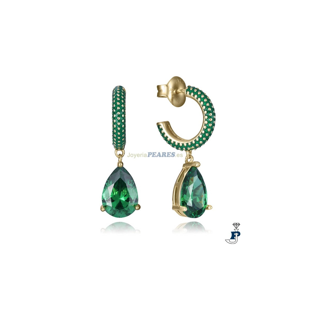 Pendientes de VICEROY fabricados en Plata de 1ª Ley con baño de  Oro. - 15122E100-32