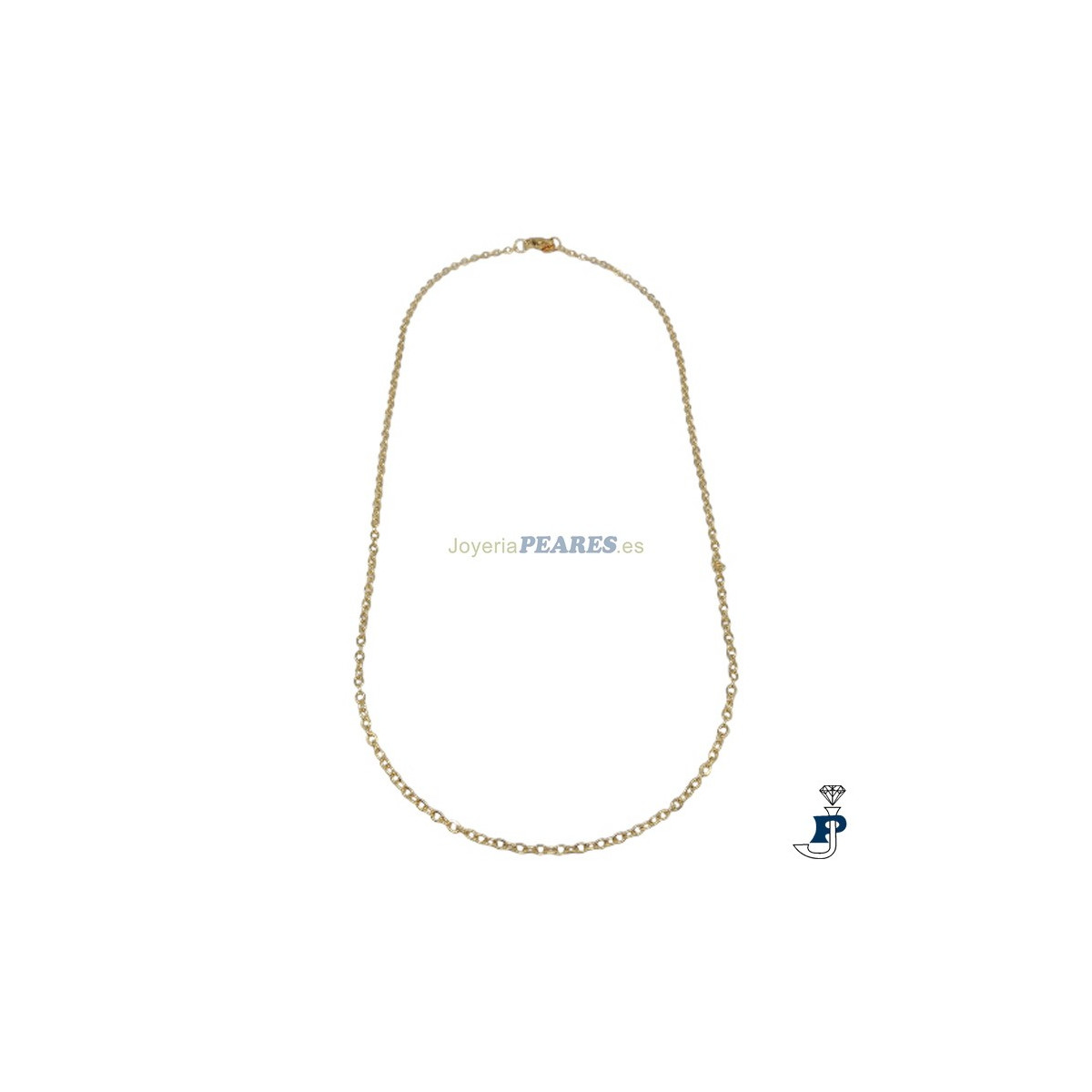 Cadena IVOIRE fabricada en acero con un baño de Oro. - C3030293/D