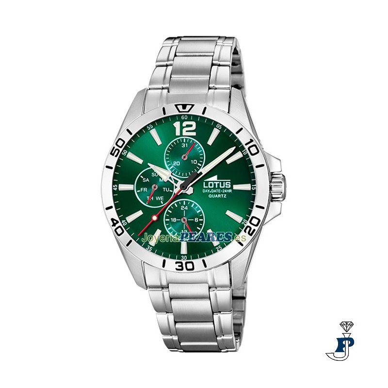 Reloj LOTUS multifunción acero. - 18812/7