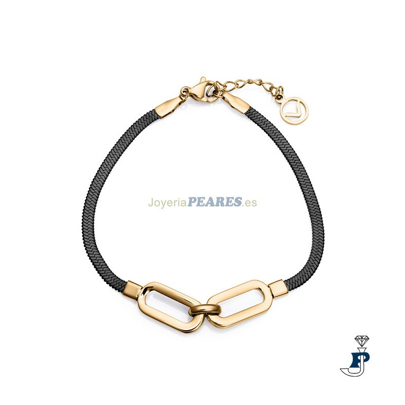 Pulsera de VICEROY FASHION en acero con un baño de Oro. - 75371P01010