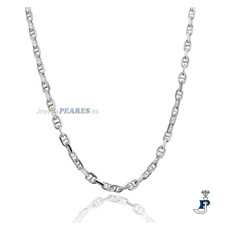 Cadena Forsat Marina de Plata de 1ª Ley (925mls) - 8.P50FLM-80