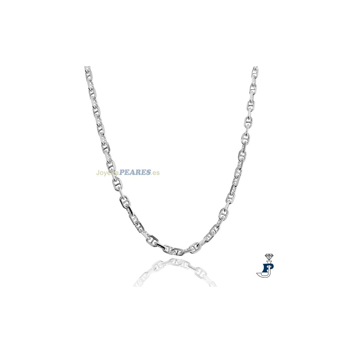 Cadena Forsat Marina de Plata de 1ª Ley (925mls) - 8.P50FLM-80