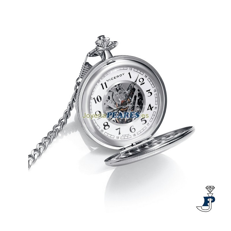 Reloj Viceroy de bolsillo con doble tapa. - 41167-02