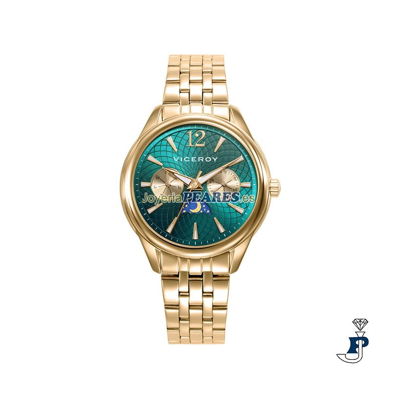 Reloj VICEROY cronógrago dorado. - 401236-65