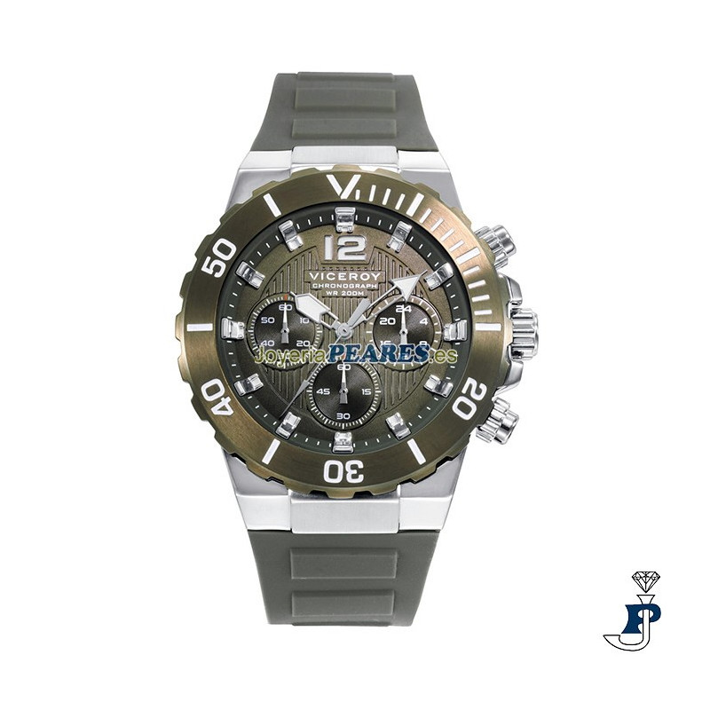Reloj VICEROY cronógrafo correa silicona. - 45005-65