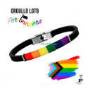 Pulsera Promojoya en cuero,acero y textil. - 162.9121985