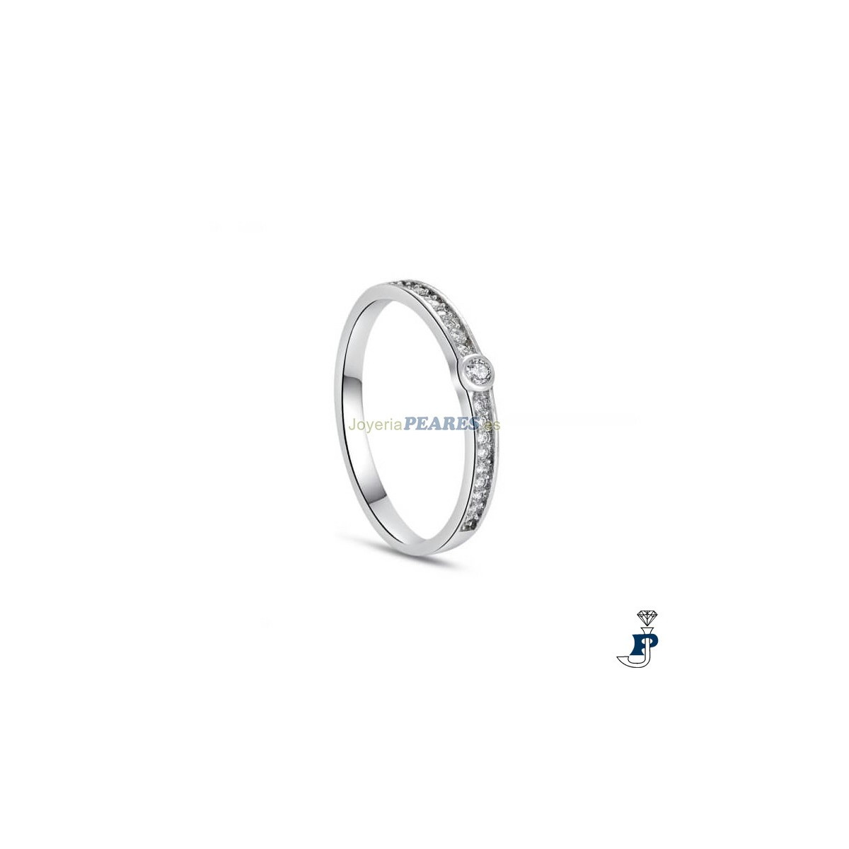 Sortija de Promojoya fabricada en Plata de 1ª Ley. - 162.9114778
