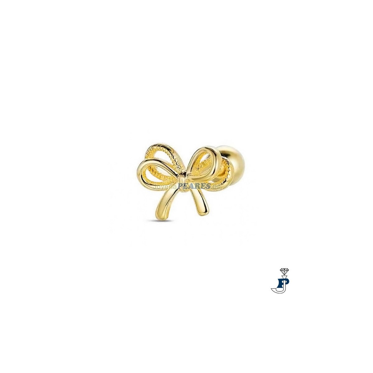 Piercing de PROMOJOYA fabricado en Plata de 1ª Ley bañado en oro. - 162.9121900
