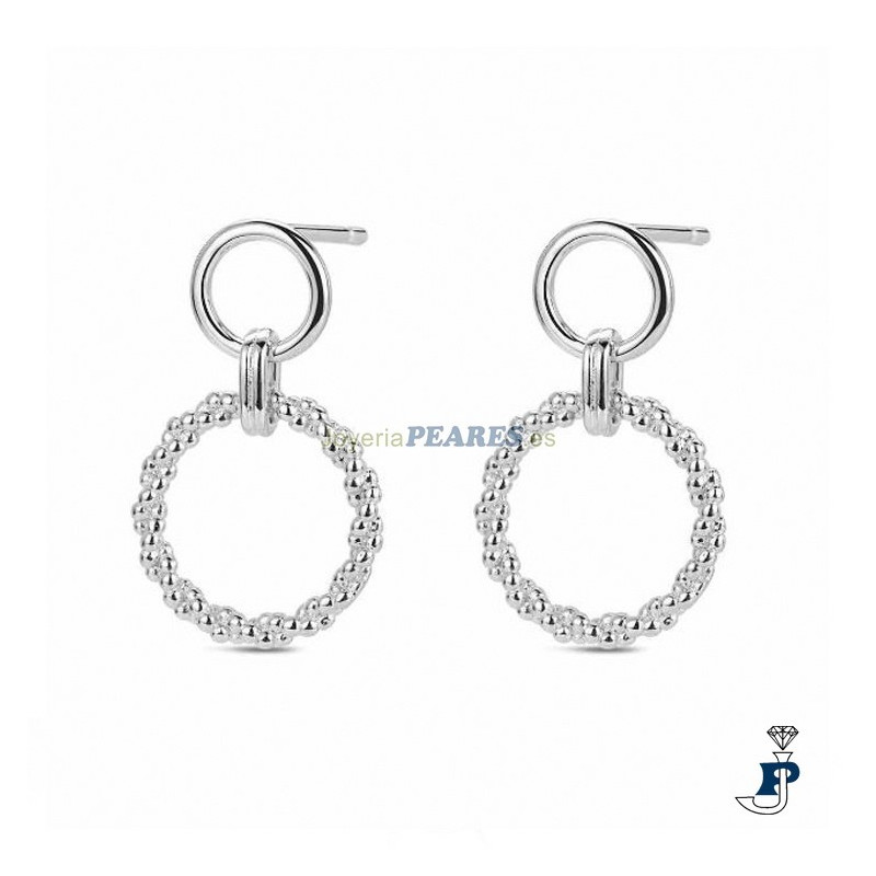 Pendientes PROMOJOYA en plata de 1ª Ley (925 mls). - 162.9118283