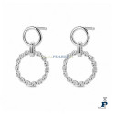 Pendientes PROMOJOYA en plata de 1ª Ley (925 mls). - 162.9118283