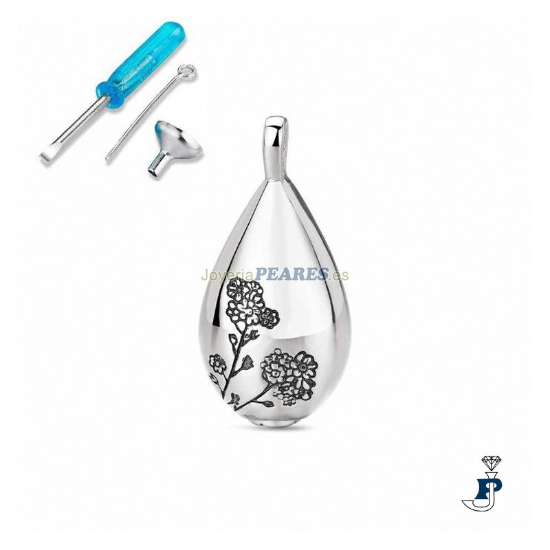 Colgante de PROMOJOYA 'guarda cénizas' fabricado en Plata de 1ª Ley(925 mls). - 162.9118549