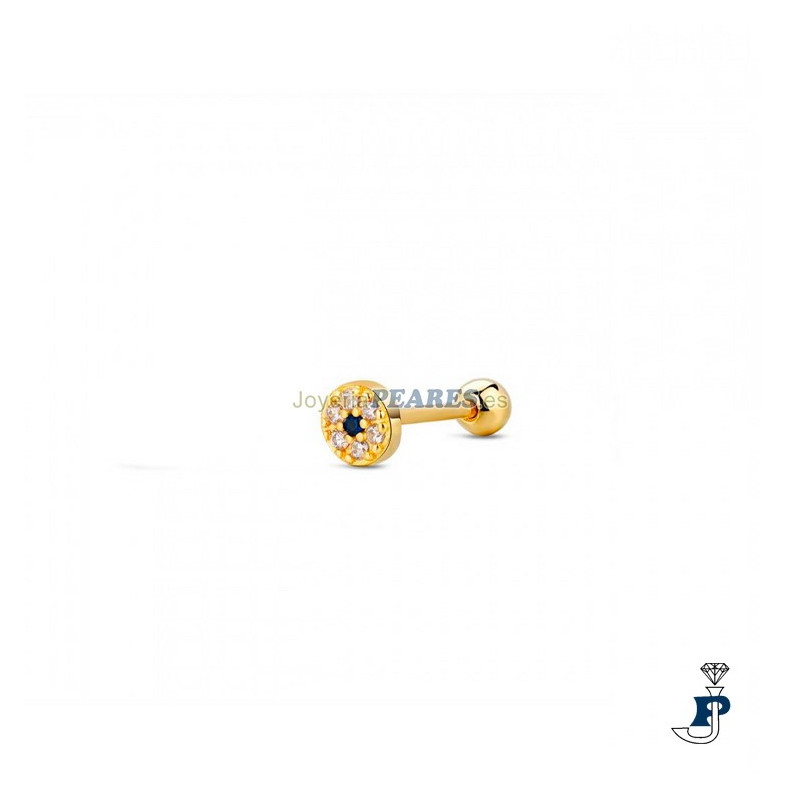 Piercing de PROMOJOYA fabricado en Plata de 1ª Ley bañado en oro. - 162.9119704