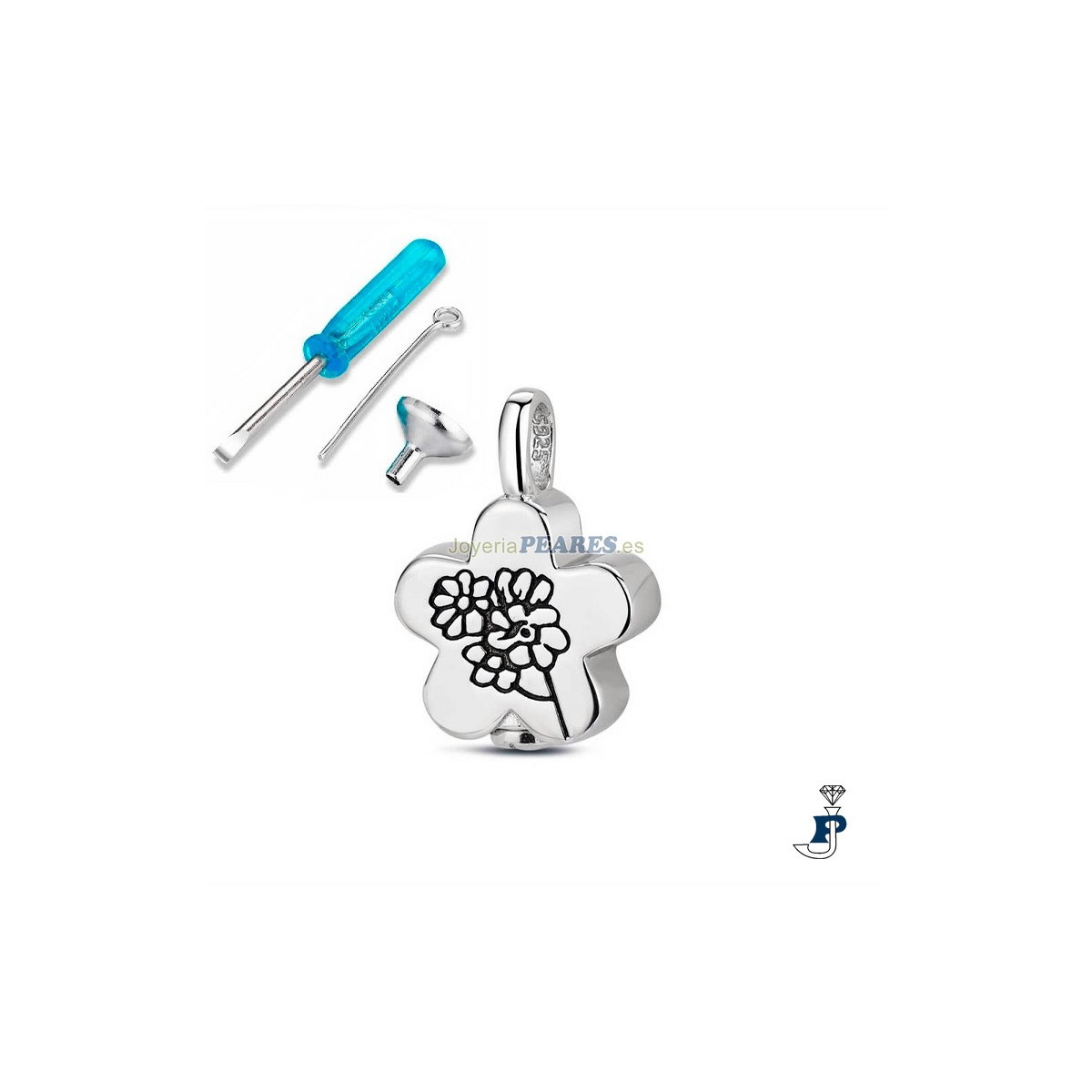 Colgante de PROMOJOYA 'guarda cénizas' fabricado en Plata de 1ª Ley(925 mls). - 162.9120041